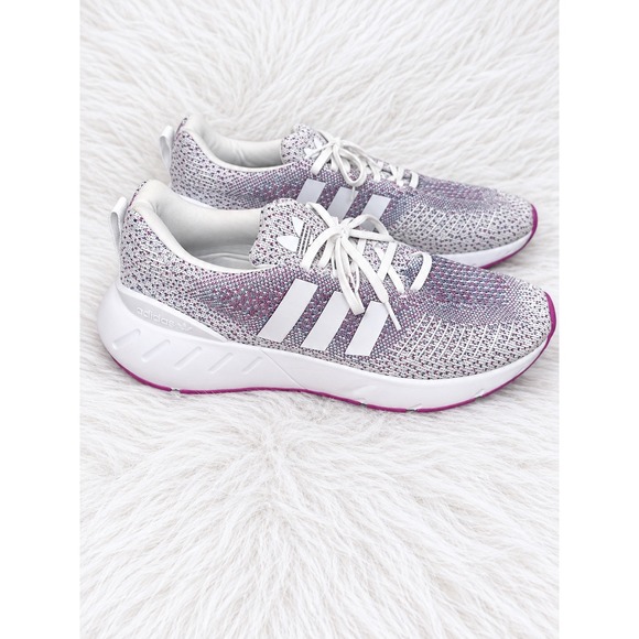 adidas Shoes - adidas Swift Run 22 Sneakers Women's 9 | White Purple Pink Knit Running Shoes